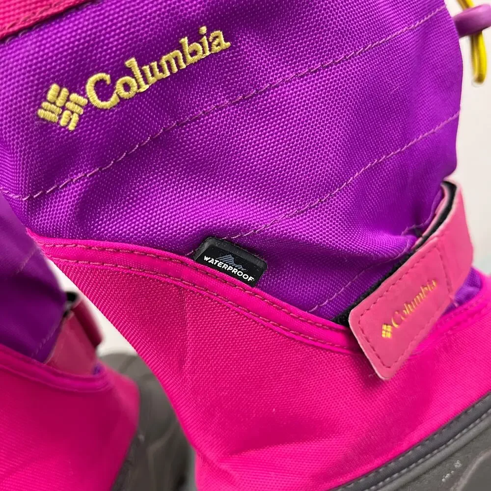 Columbia Children Powderbug Plus II Winter Snow Boots Haute Pink 3